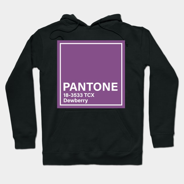 pantone 18-3533 TCX Dewberry Hoodie by princessmi-com